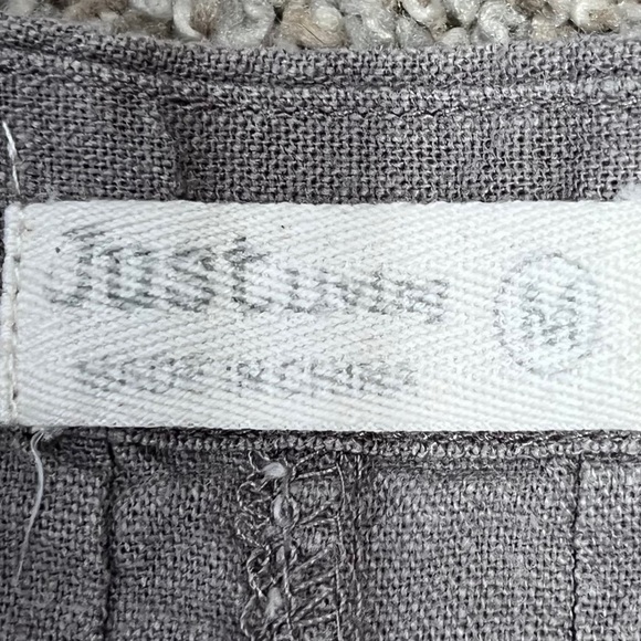 JUST LIVING Linen Rayon Dress Medium - Picture 8 of 9